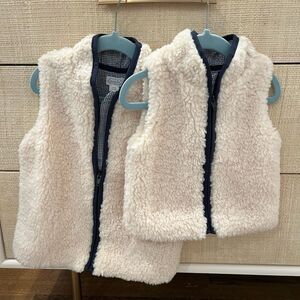 BOGO NWT Matching Sibling Sherpa Zip Vests